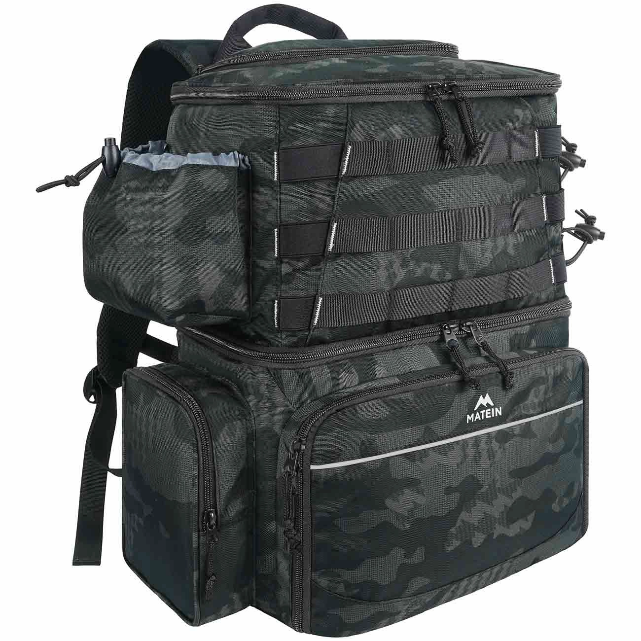 MATEIN Fishing Tackle Box Backpack with Cooler