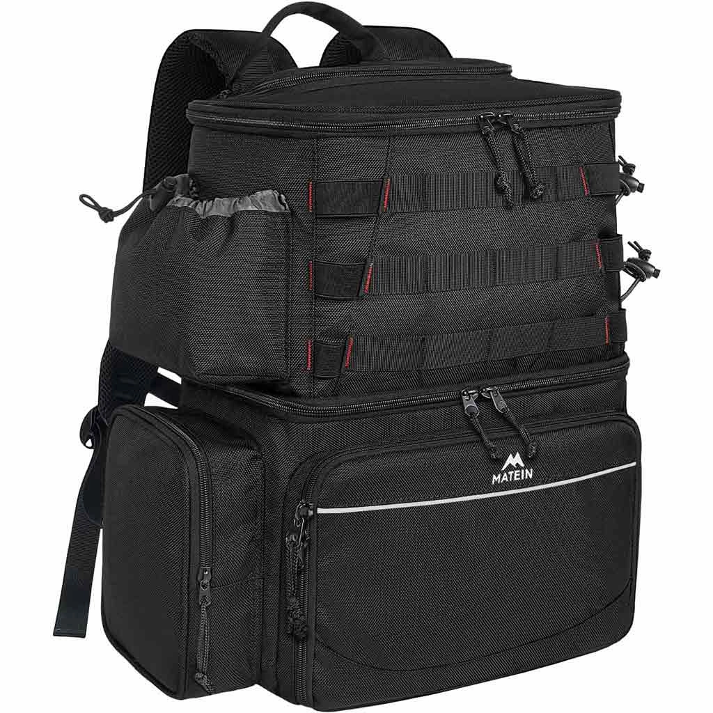MATEIN Fishing Tackle Box Backpack with Cooler