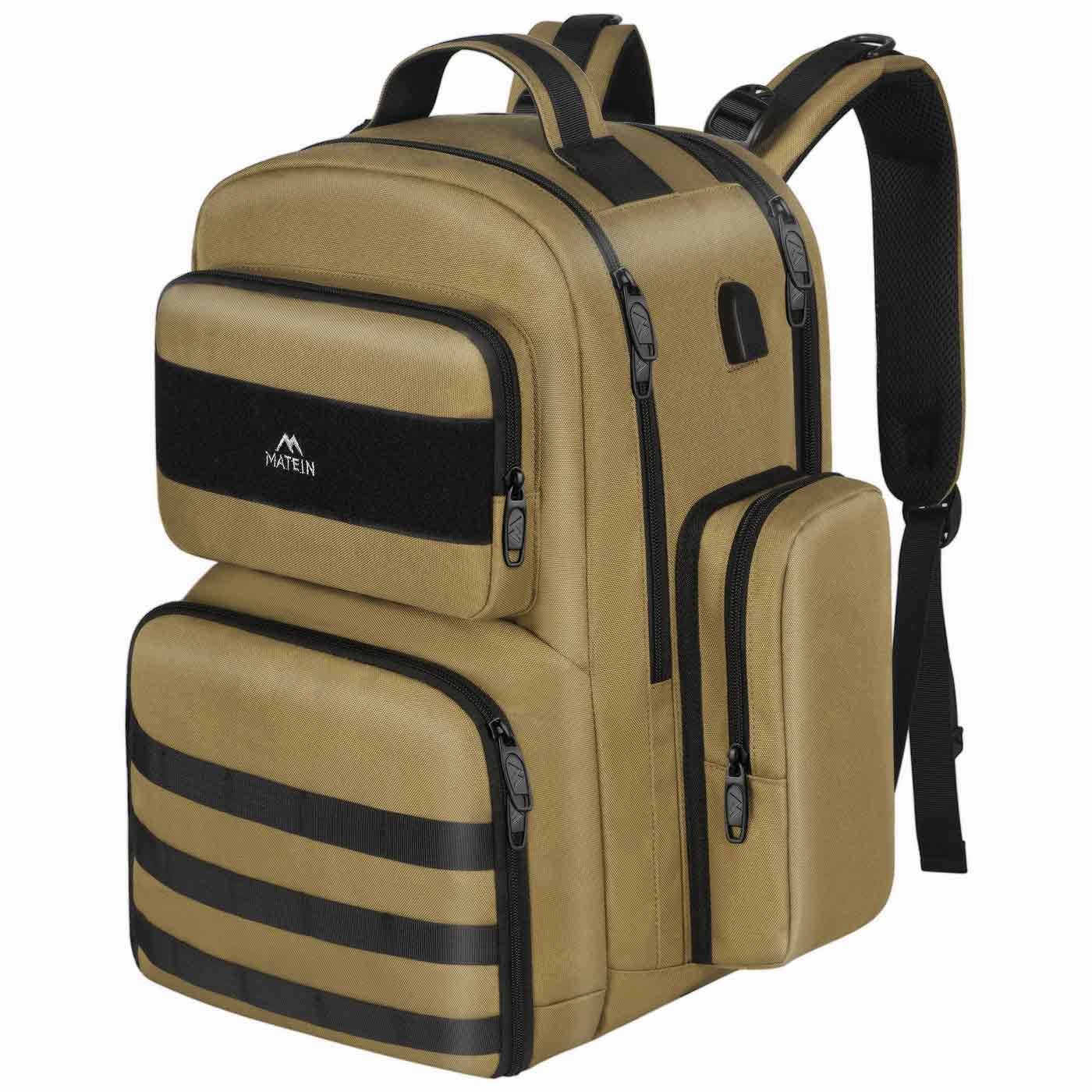 MATEIN Heavy Duty Backpack with Lunch Box
