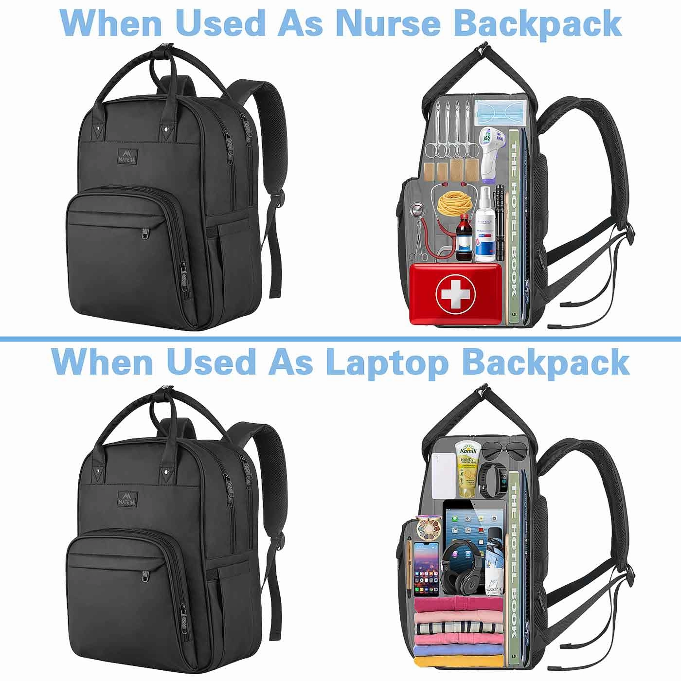 MATEIN Nurse Backpack