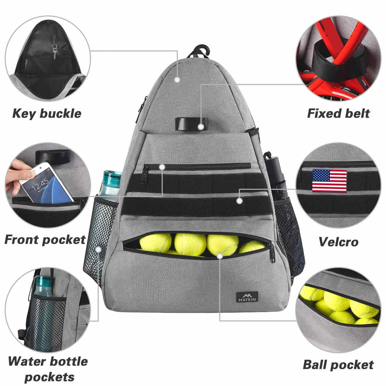 MATEIN Tennis Backpack