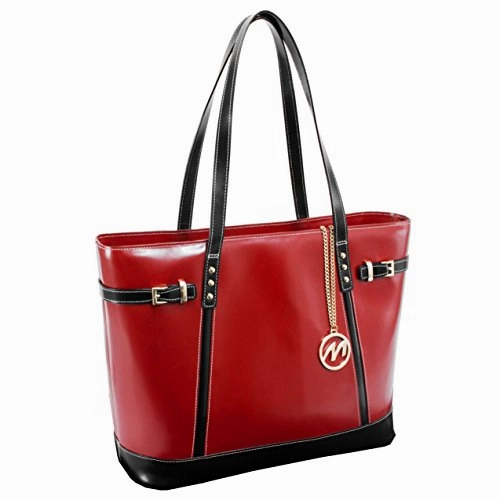 McKlein USA Serafina Leather Ladies' Tote with Tablet Pocket