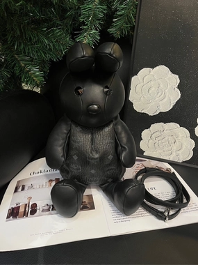 MCM Black Rabbit Crossbody Bag