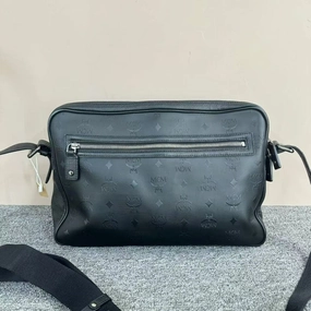 MCM Vintage Crossbody Bag Black