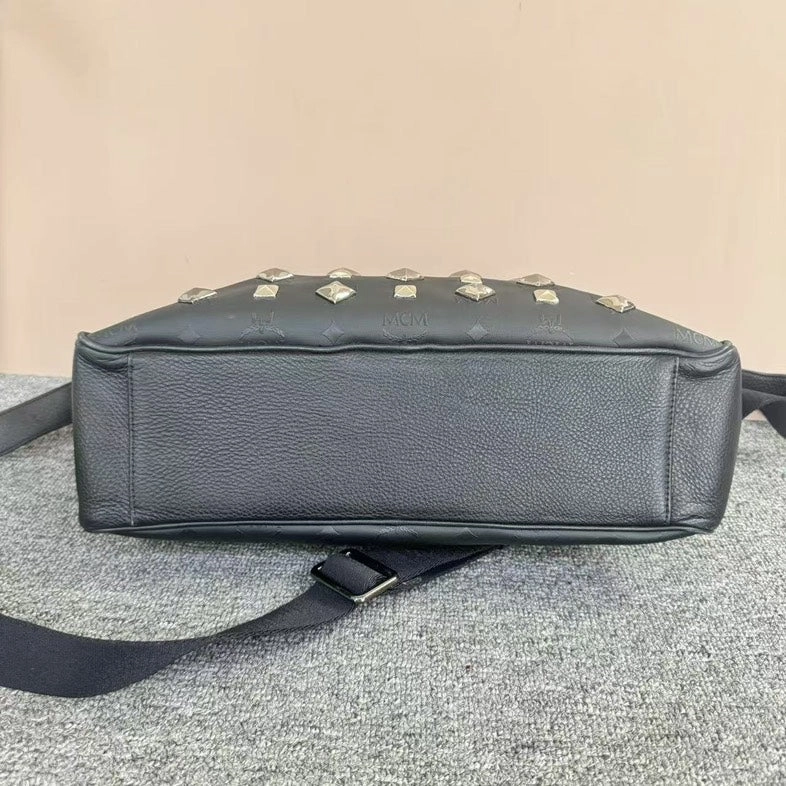 MCM Vintage Crossbody Bag Black