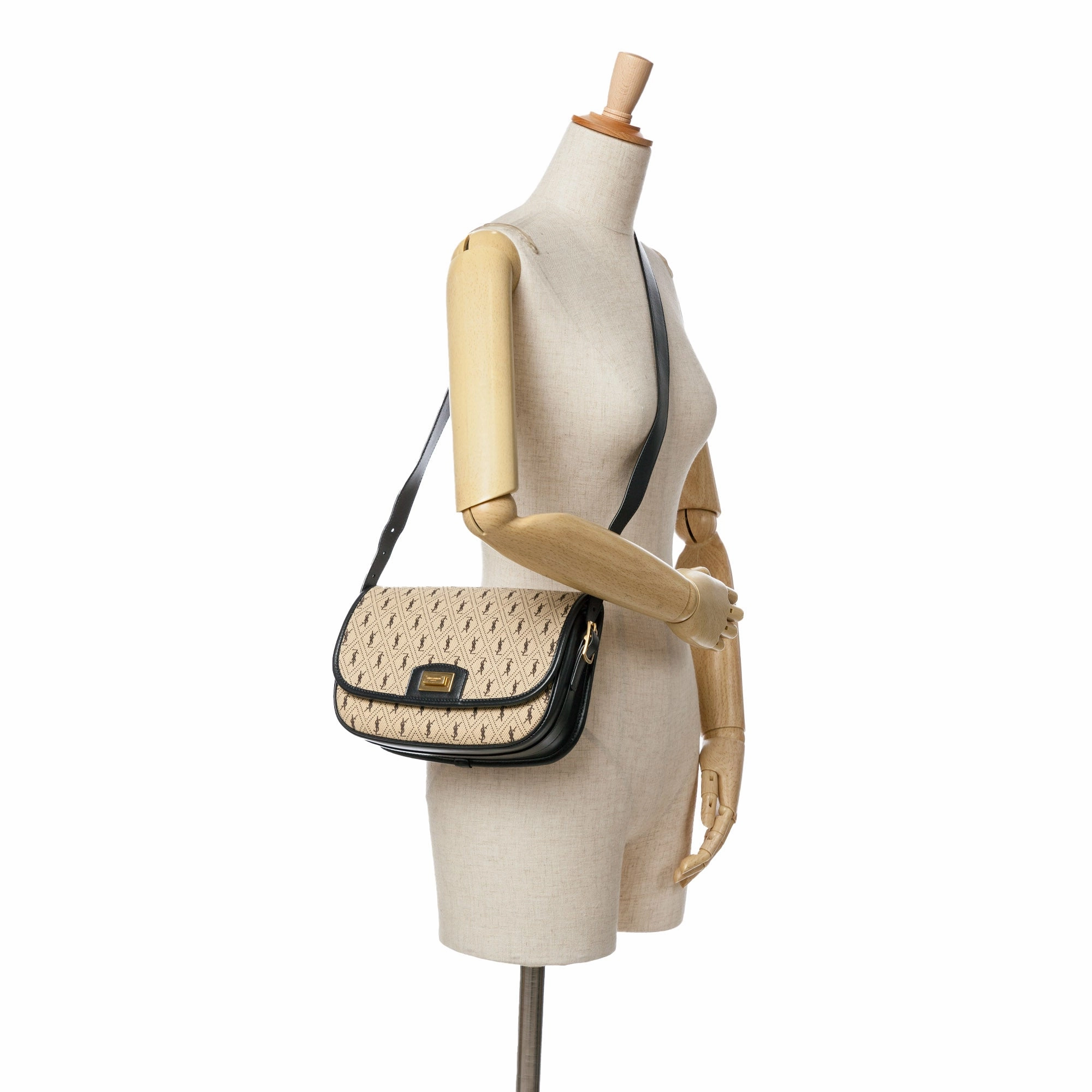 Medium Canvas Monogram All Over Crossbody