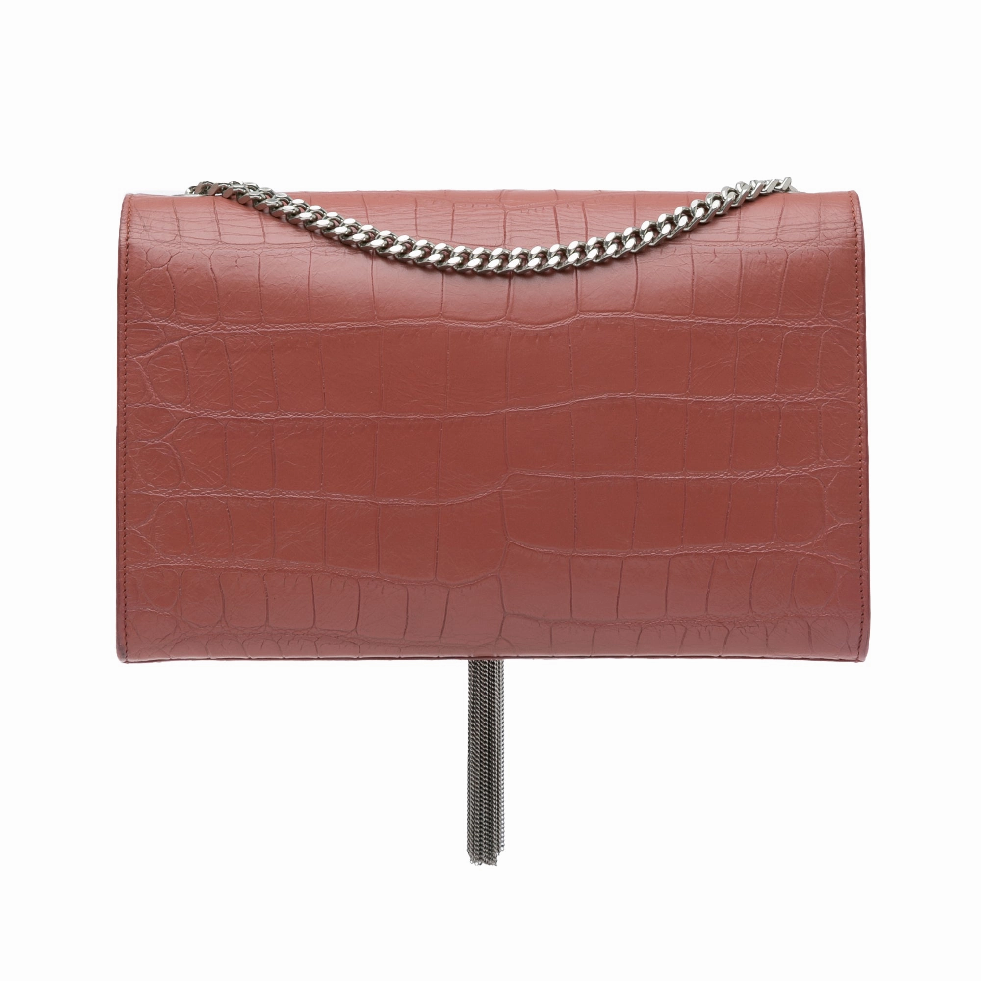 Medium Embossed Kate Tassel Crossbody