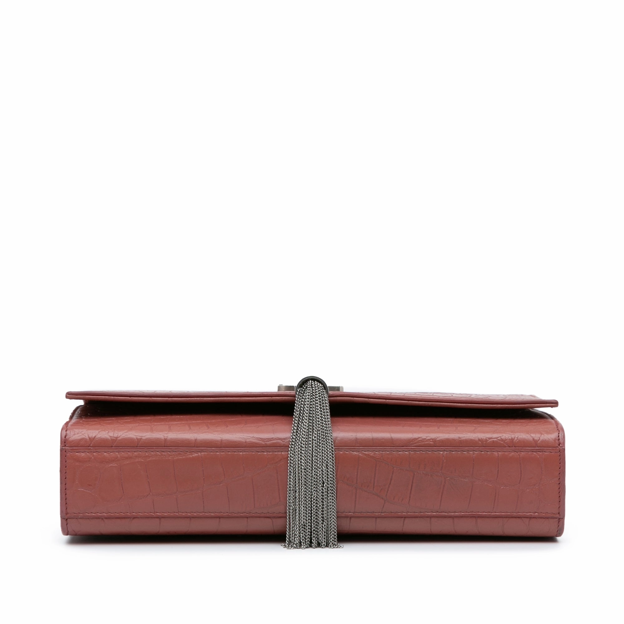 Medium Embossed Kate Tassel Crossbody