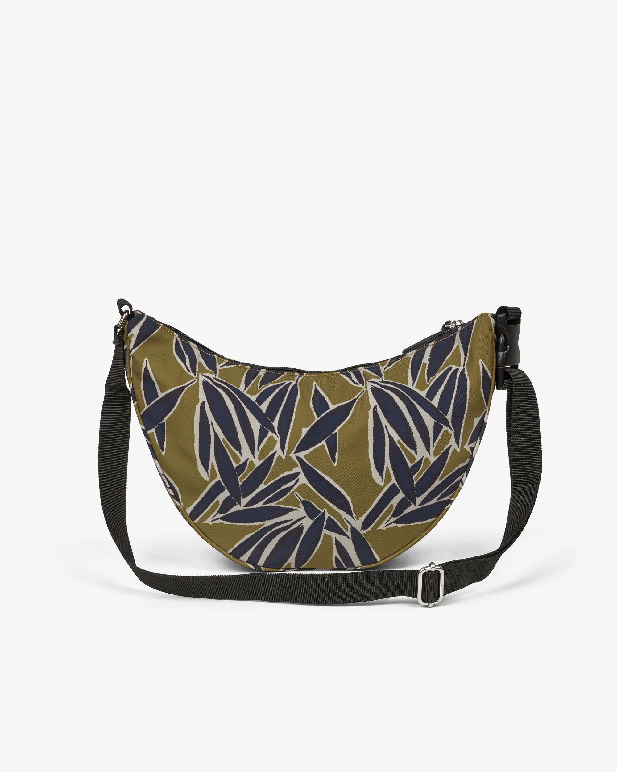 Medium Floral Print Wave Crossbody Bag