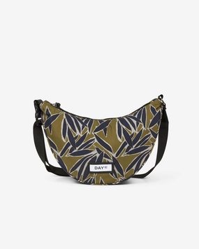 Medium Floral Print Wave Crossbody Bag