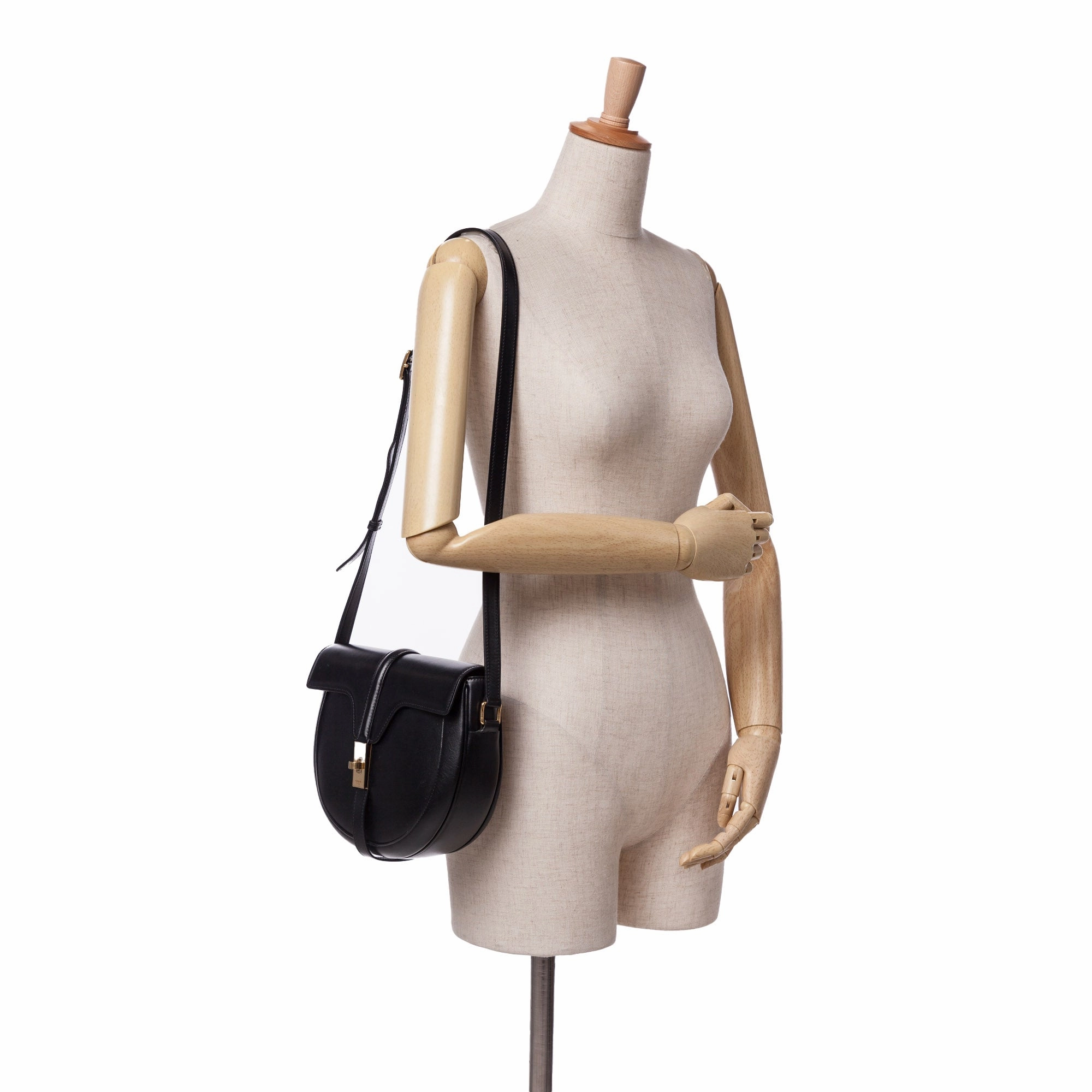 Medium Leather Besace 16 Crossbody
