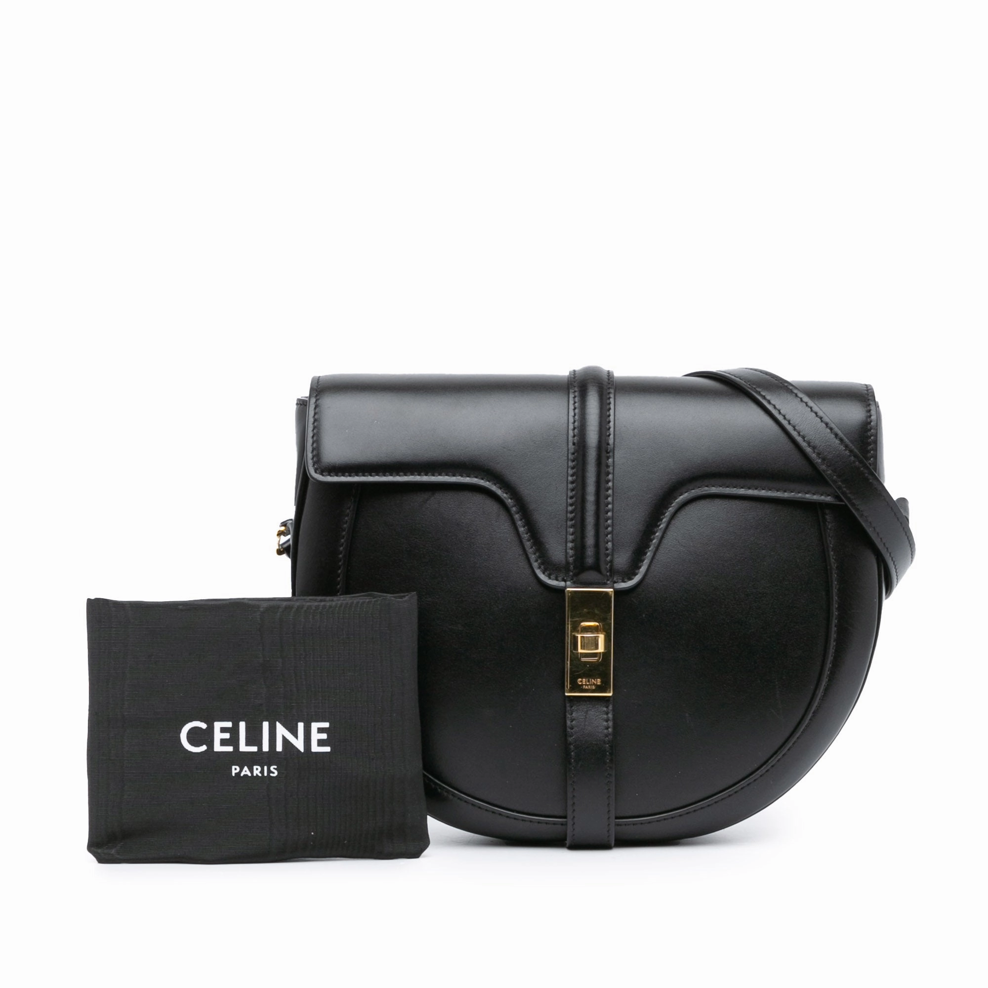 Medium Leather Besace 16 Crossbody