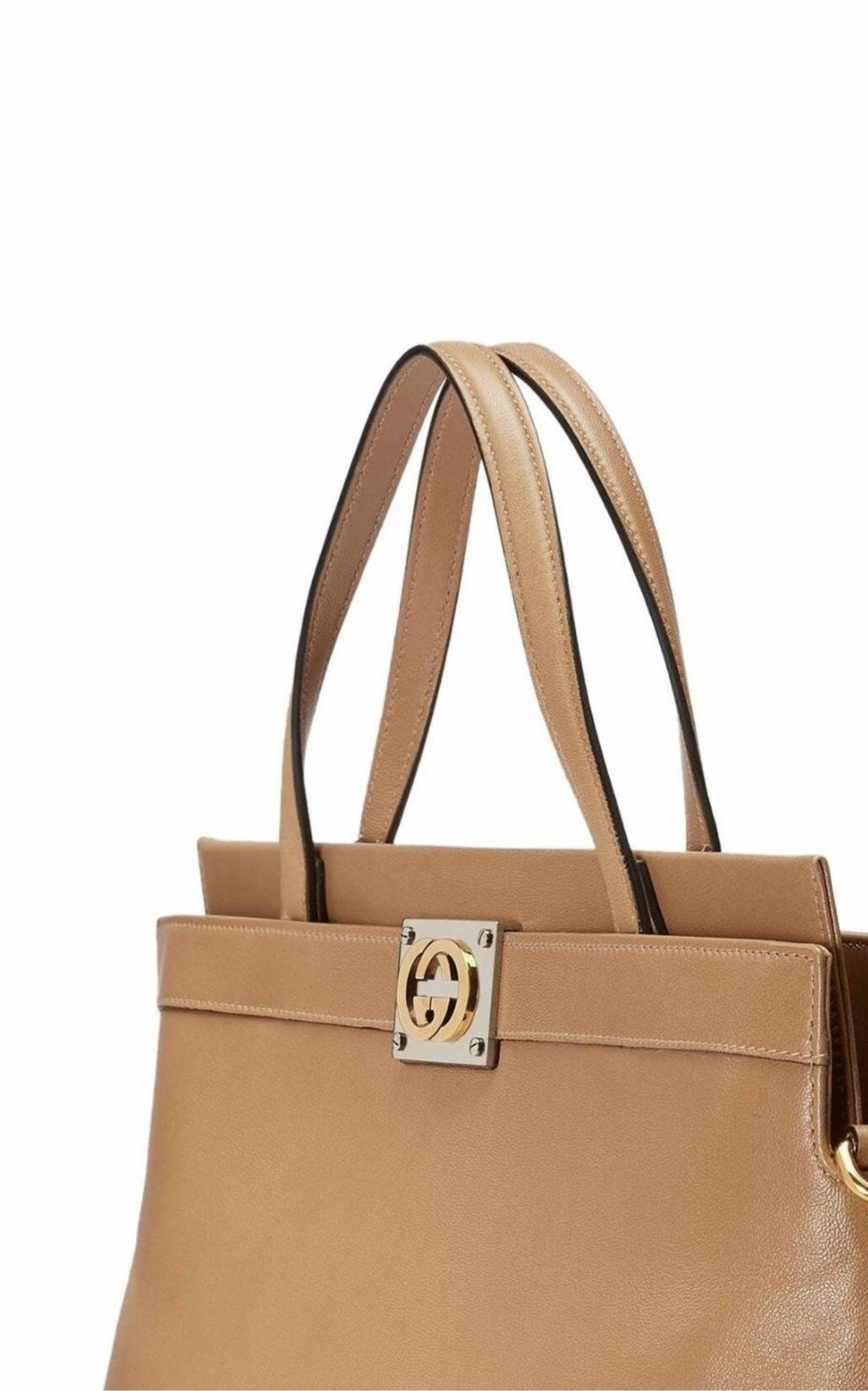 Medium Leather Tote Bag