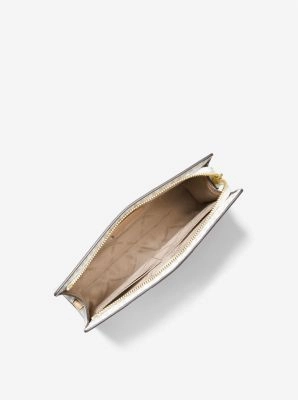 Medium Logo Stripe Zip Pouch