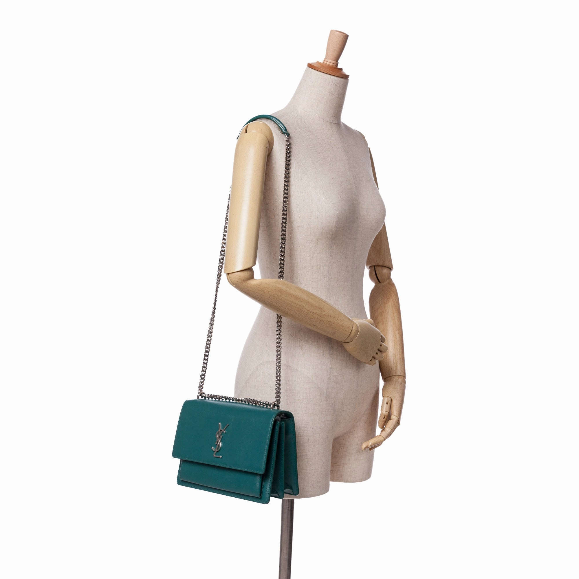 Medium Smooth Calfskin Sunset Shoulder Bag