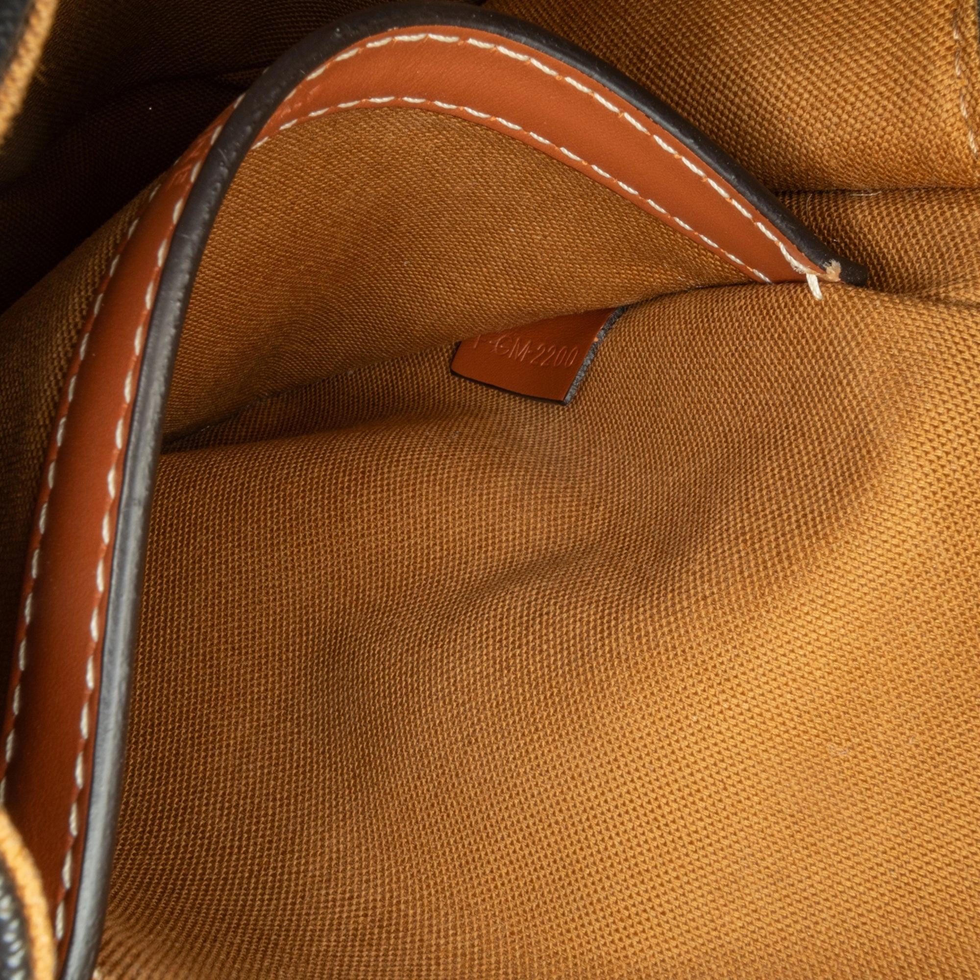Medium Triomphe Coated Canvas Folco Crossbody