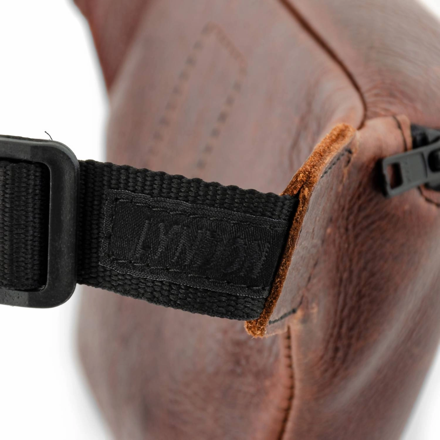 Men's Leather Belt Bag Fanny Pack In Sand