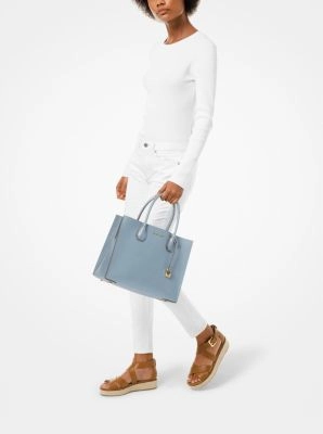 Mercer Large Saffiano Leather Tote Bag