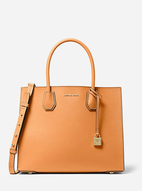 Mercer Large Saffiano Leather Tote Bag