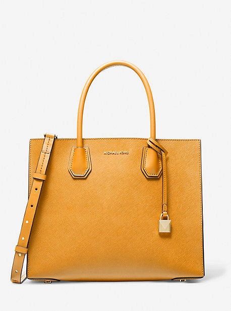 Mercer Large Saffiano Leather Tote Bag