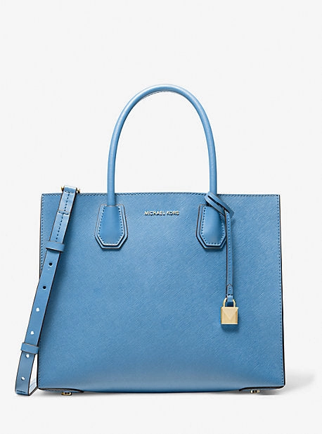 Mercer Large Saffiano Leather Tote Bag