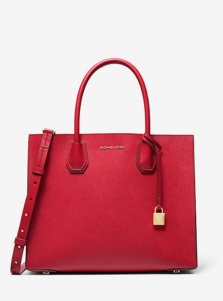 Mercer Large Saffiano Leather Tote Bag