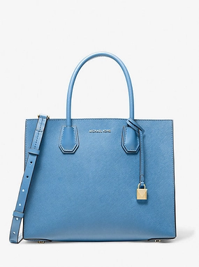 Mercer Large Saffiano Leather Tote Bag