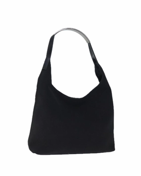 Metal Handle Shoulder Bag