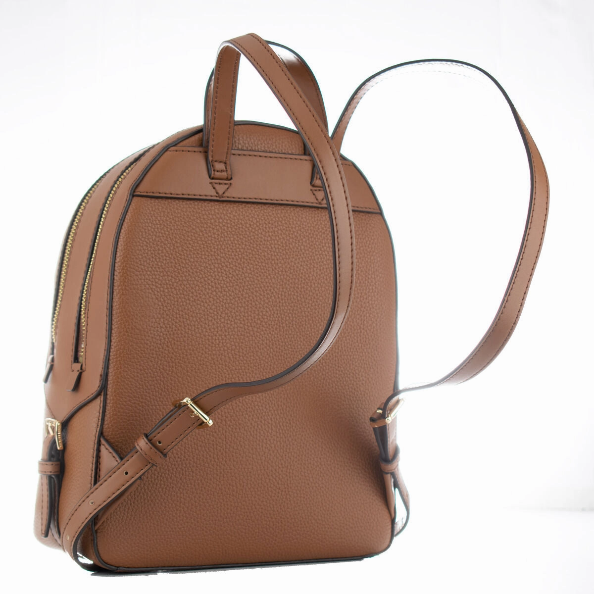 Michael Kors 35S2G8TB2L-LUGGAGE Brown Leather Backpack