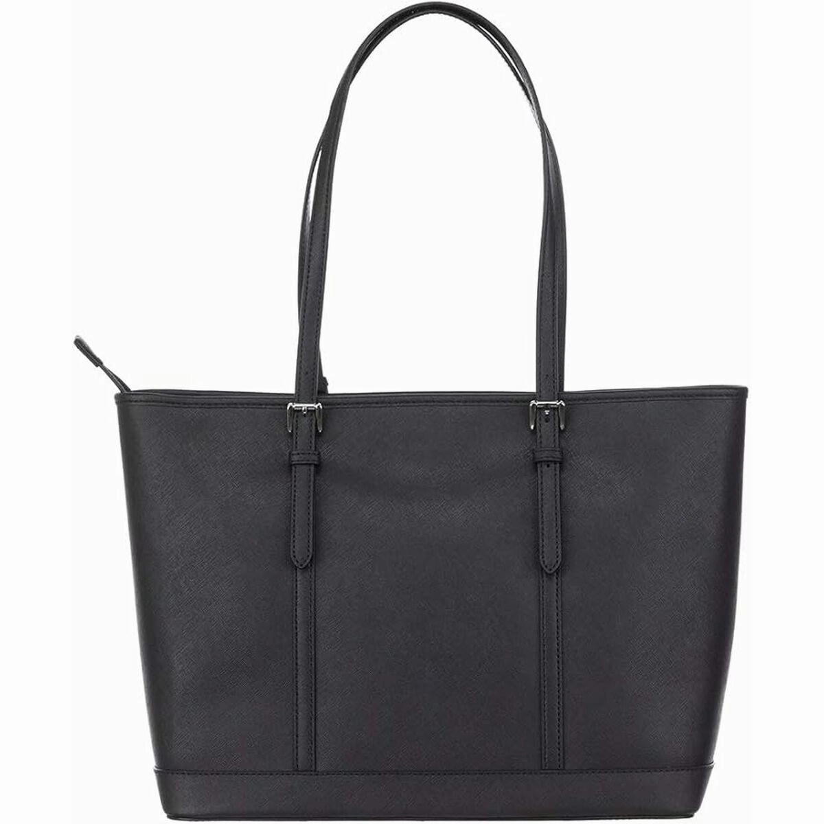 Michael Kors Black Jet Set Large Saffiano Leather Travel Tote Bag