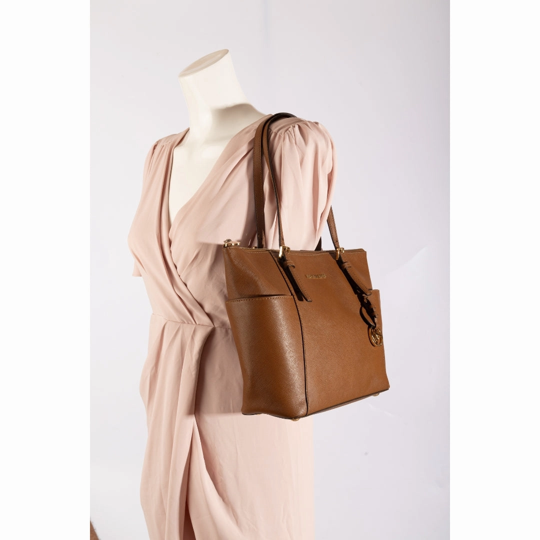 Michael Kors Brown Jet Set Tote Bag