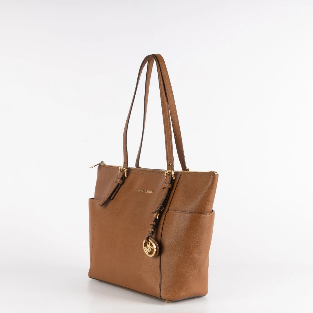 Michael Kors Brown Jet Set Tote Bag