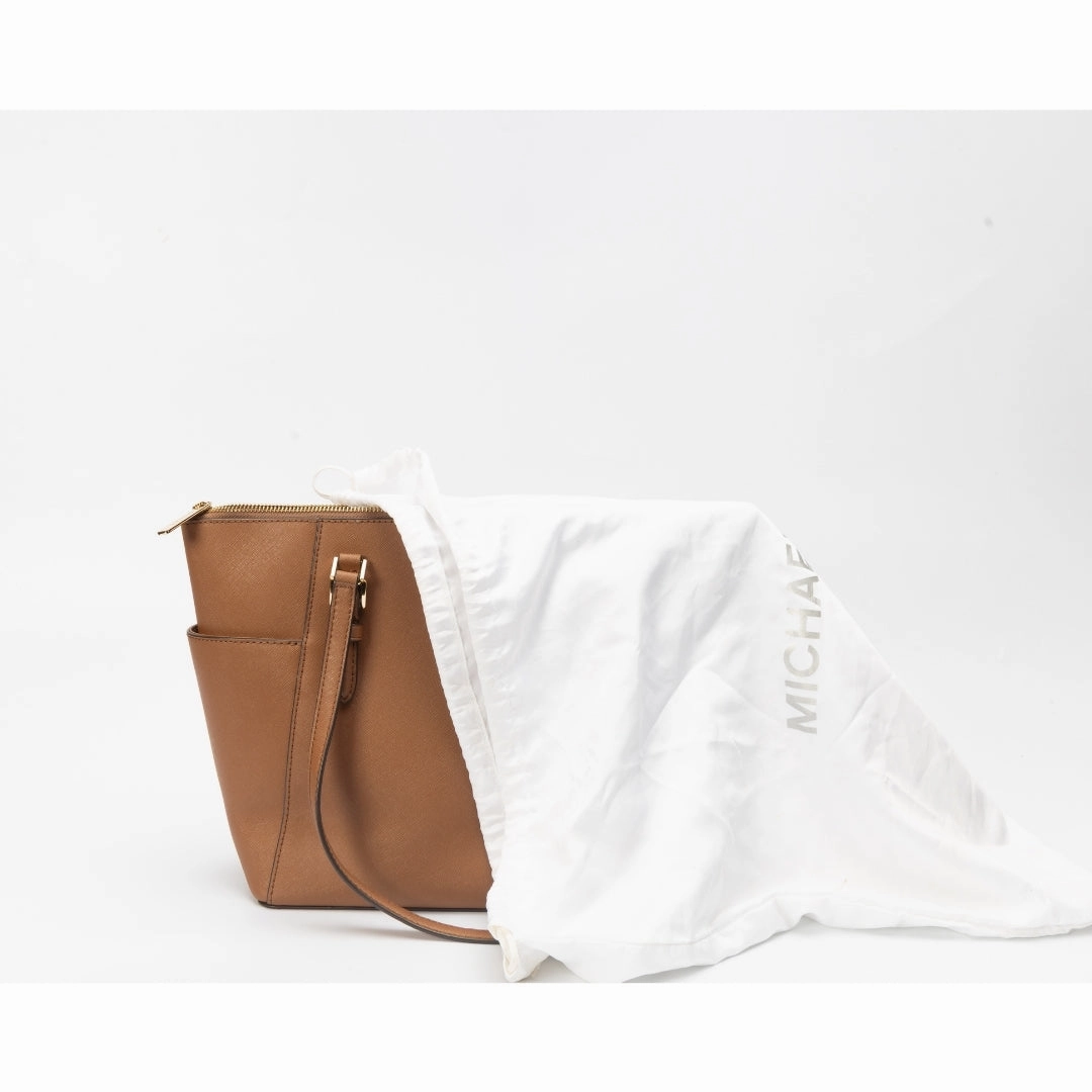 Michael Kors Brown Jet Set Tote Bag