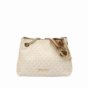 Michael Kors Jet Set Large Logo Chain Tote Bag