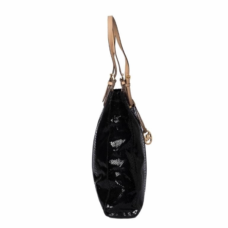 Michael Kors Jet Set Python Leather North South Tote