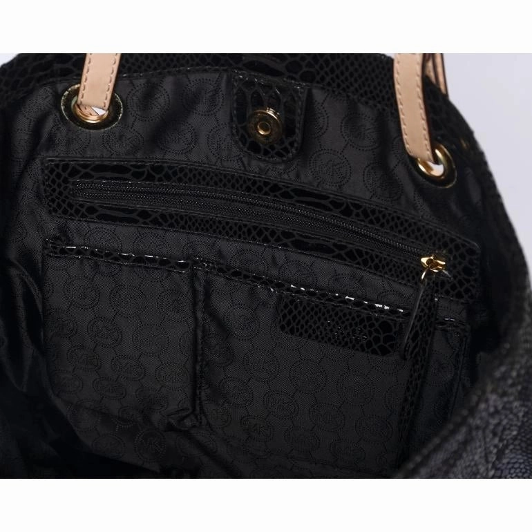 Michael Kors Jet Set Python Leather North South Tote
