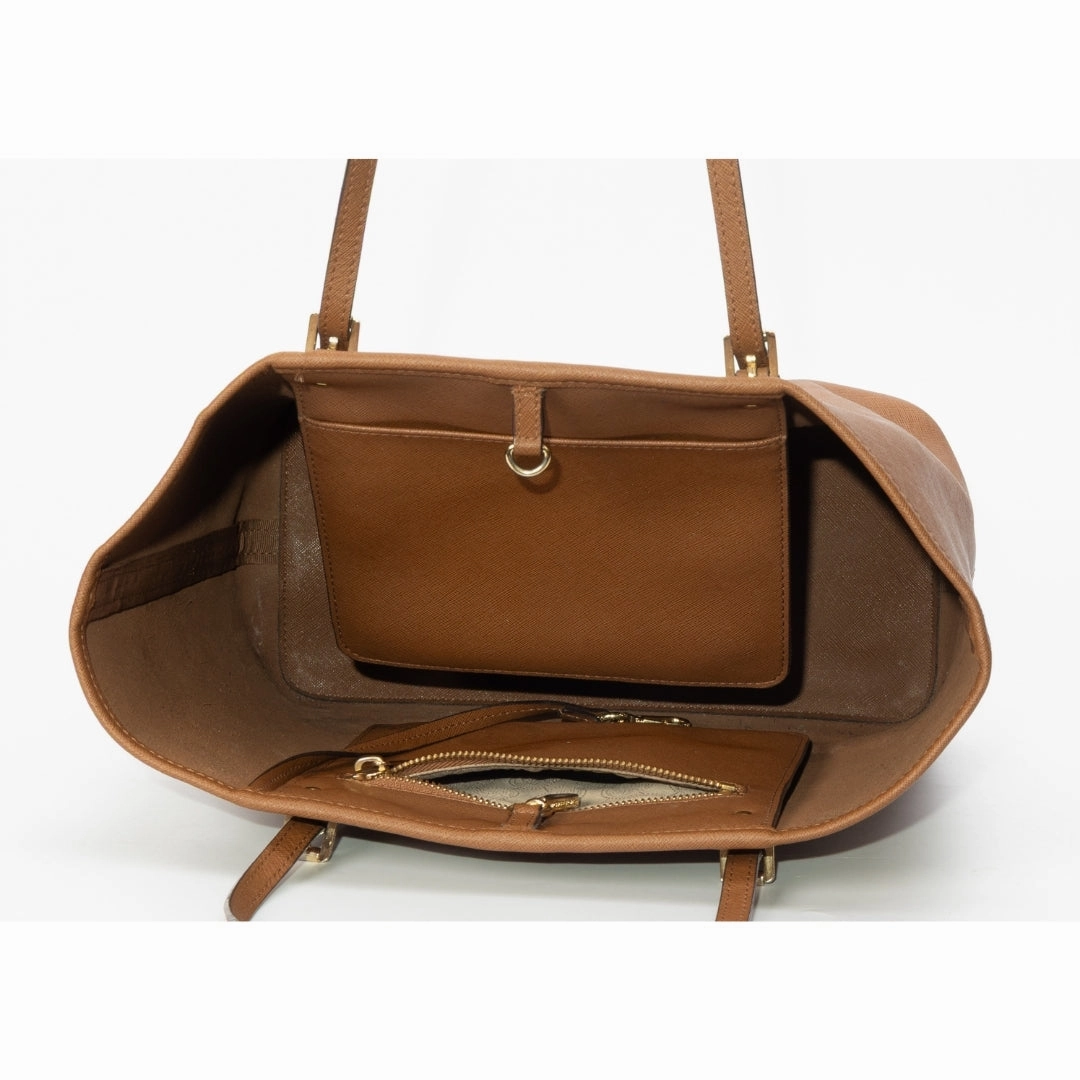 Michael Kors Jet Set Saffiano Leather Tote Bag
