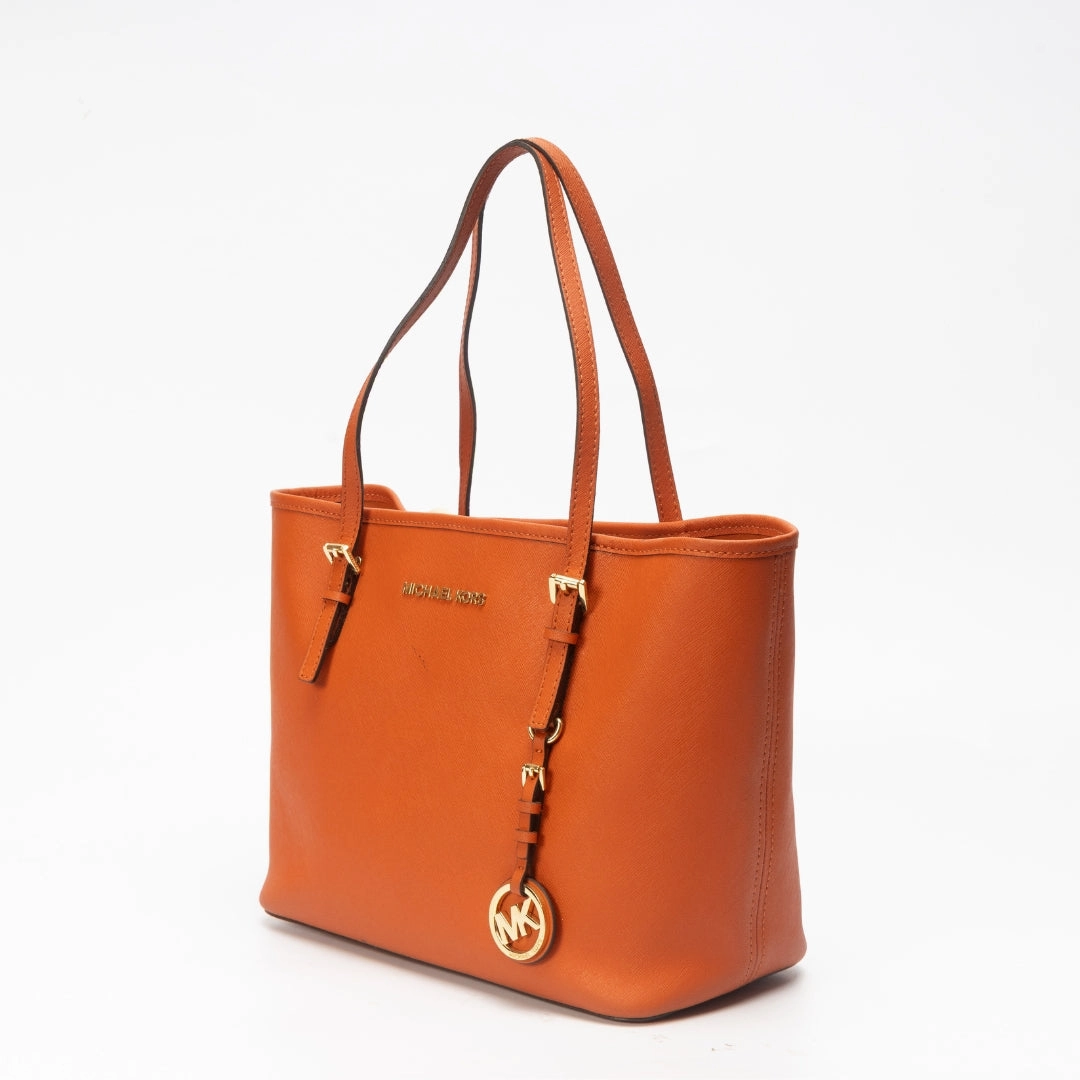 Michael Kors Jet Set Saffiano Leather Tote Bag