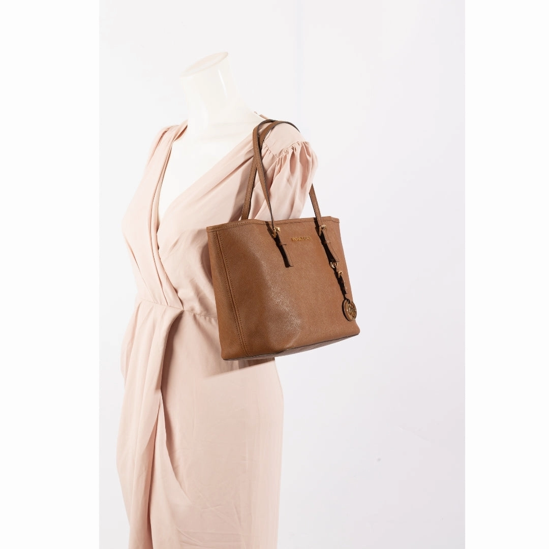 Michael Kors Jet Set Saffiano Leather Tote Bag