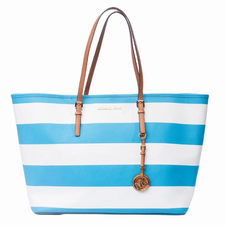Michael Kors Jet Set Travel Stripe Tote