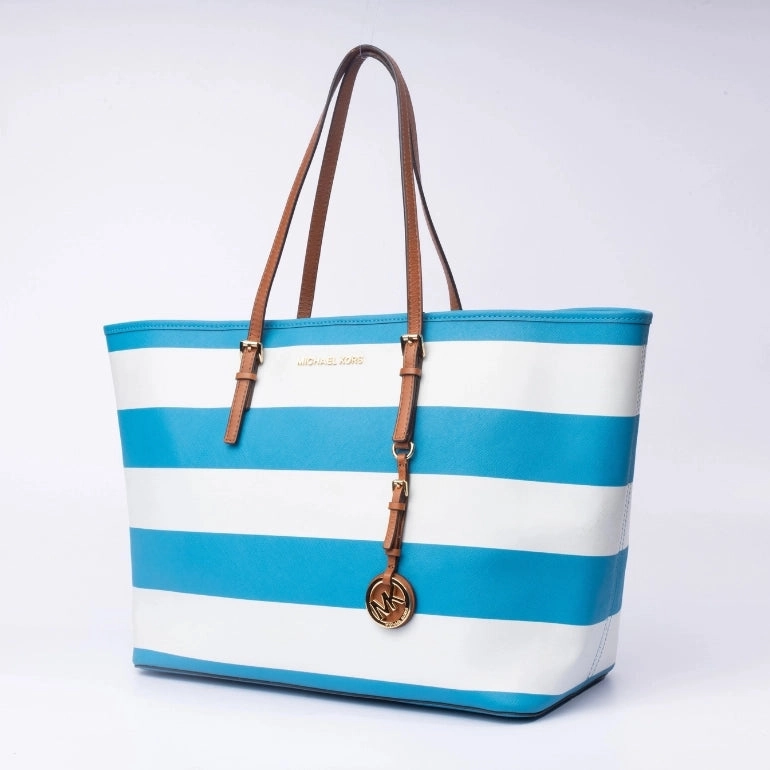 Michael Kors Jet Set Travel Stripe Tote