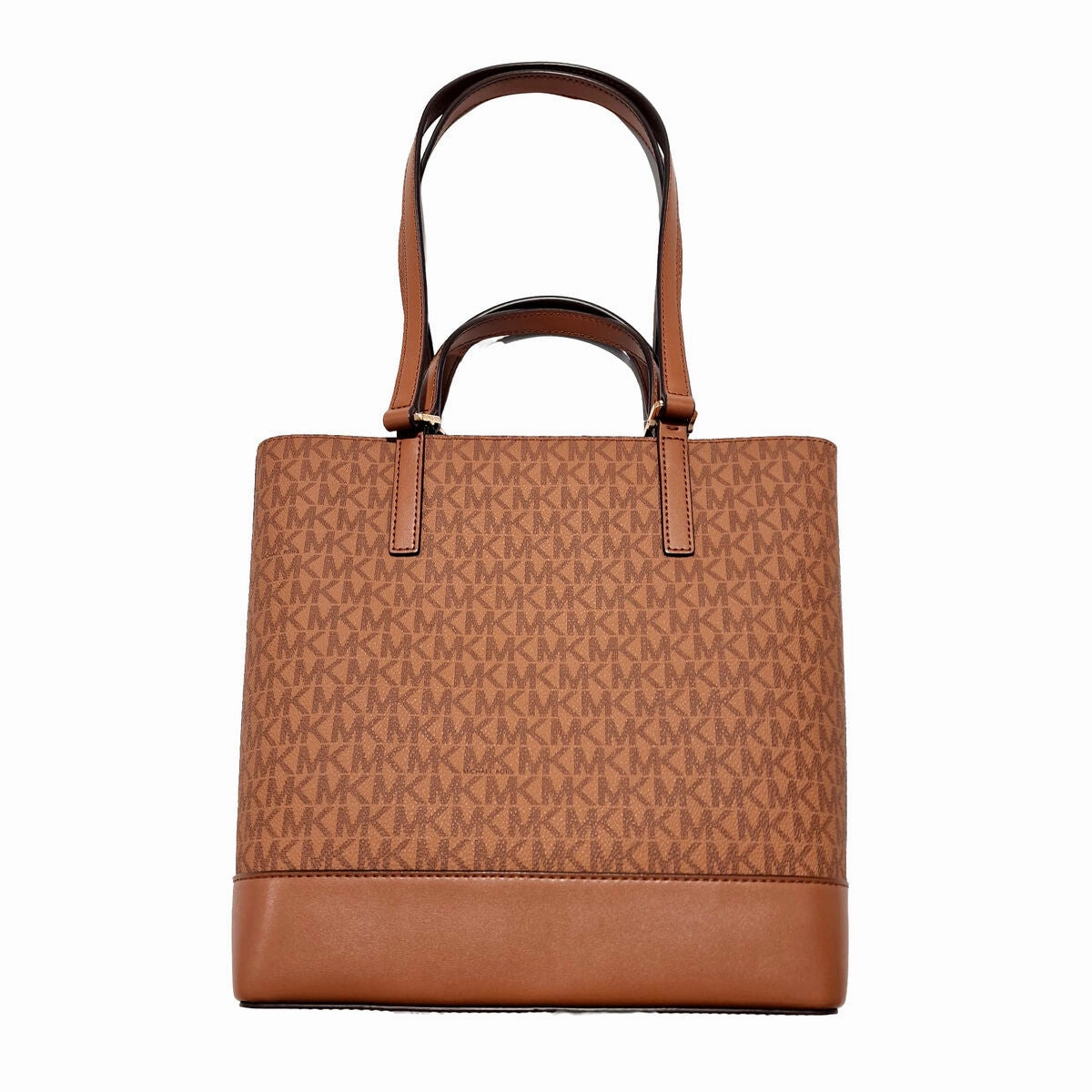 Michael Kors Kelli Leather Tote Shoulder Bag Tote Brown