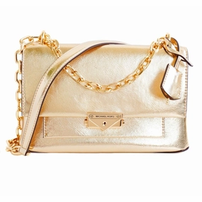 Michael Kors Leather Cece Gold CHain Shoulder Crossbody Bag