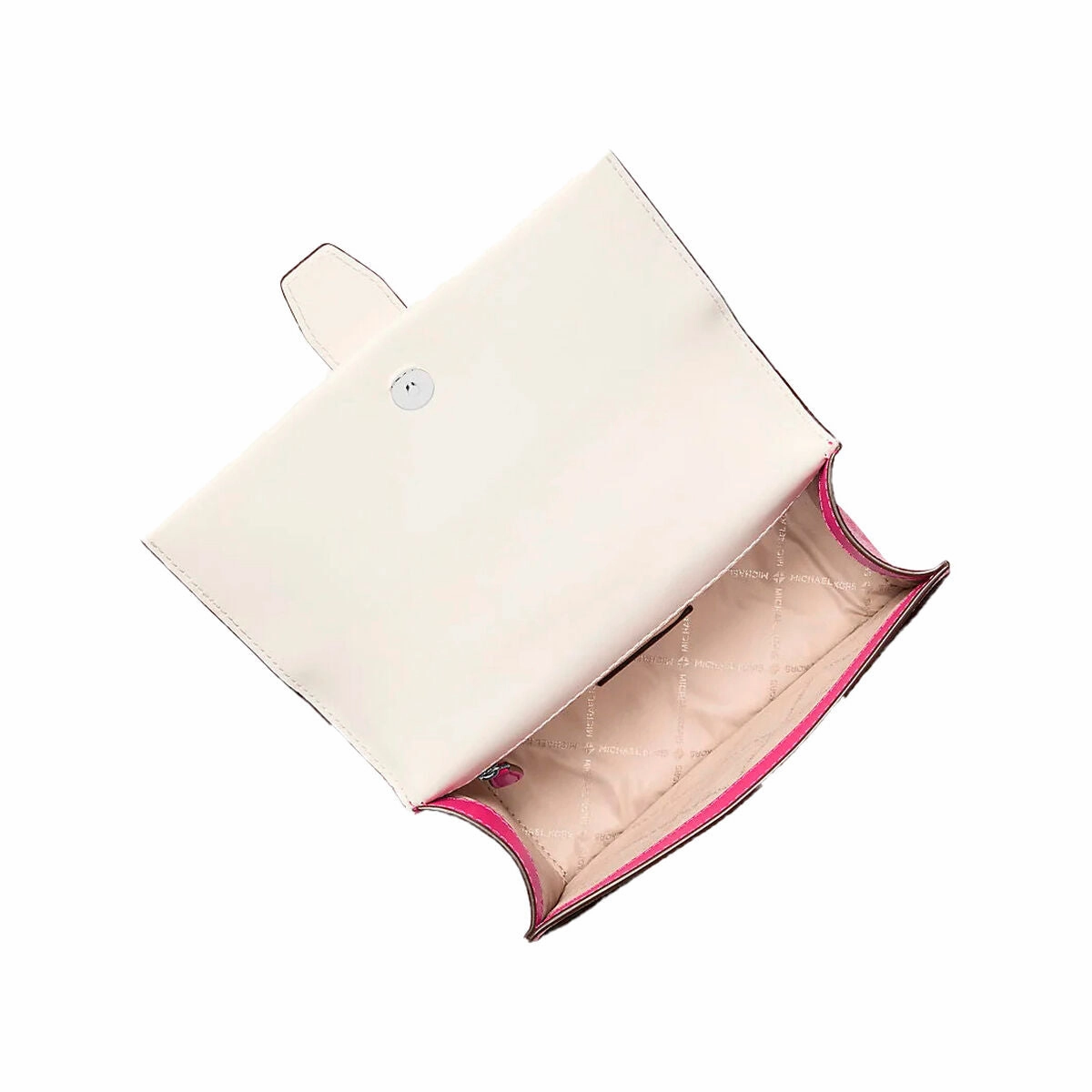 Michael Kors Leather Chain Shoulder Bag Dragonfruit Pink