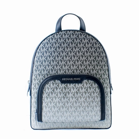 Michael Kors Logo Backpack Blue