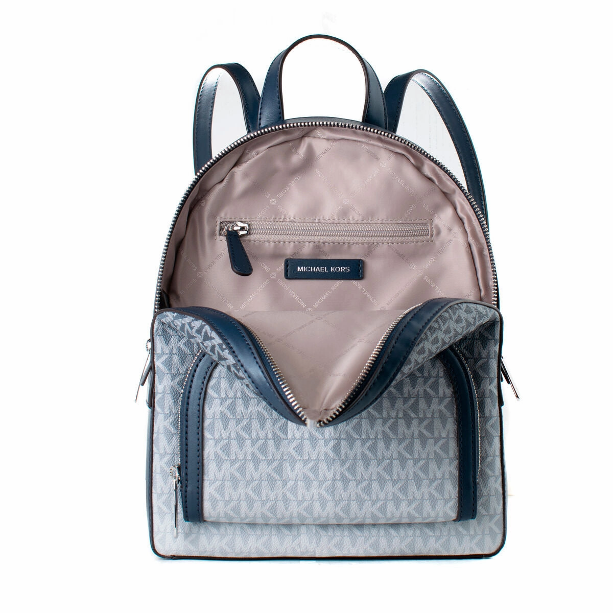 Michael Kors Logo Backpack Blue