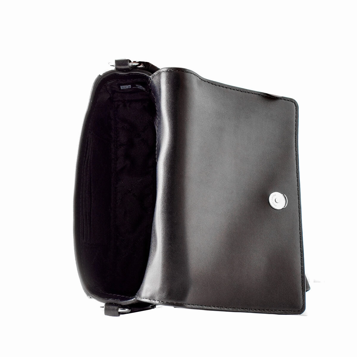 Michael Kors Logo Vincent Messenger Crossbody Bag Black