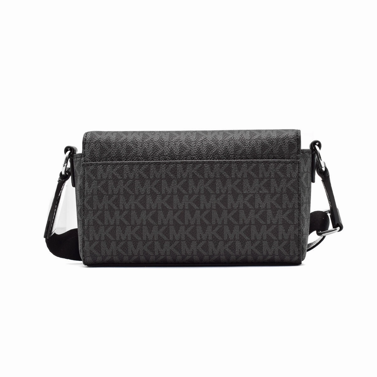 Michael Kors Logo Vincent Messenger Crossbody Bag Black