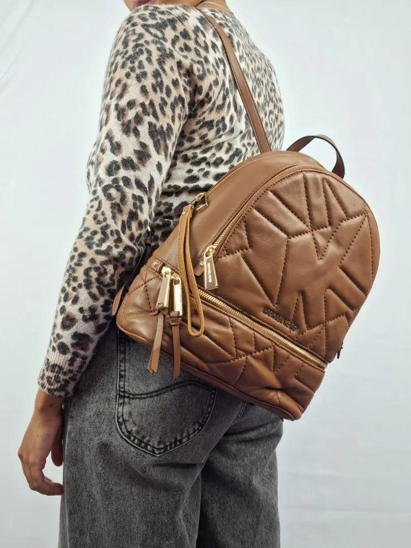 Michael Kors Medium Quilted Leather Backpack