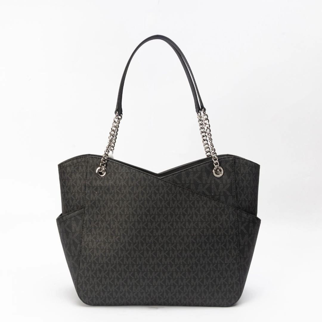 Michael Kors MK Monogram Chain Link Tote Bag